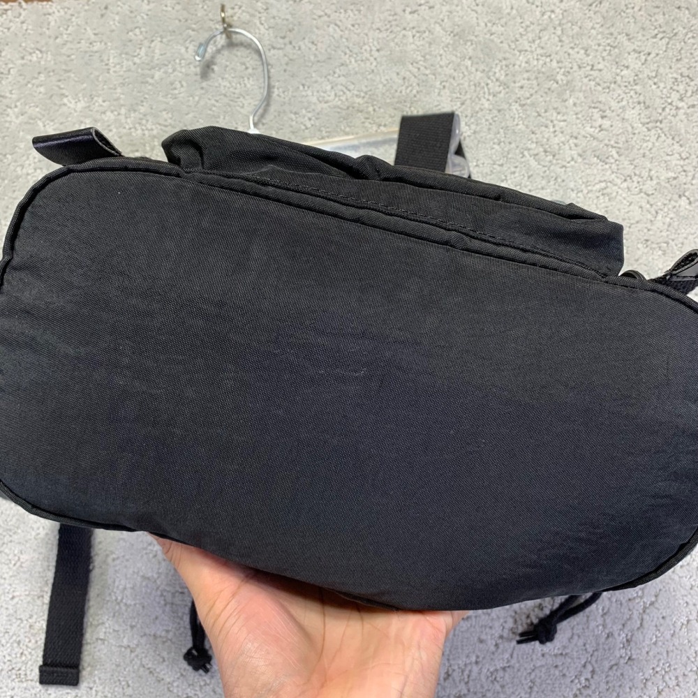 Kipling Black Nylon Backpack Drawstring Flap Back… - image 7